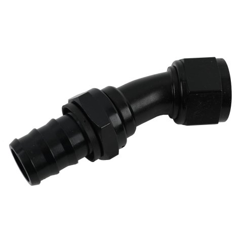 Fragola -16AN Push-Lite End 30 Degree - Black