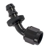 Fragola -6AN Push-Lite End 45 Degree - Black thumbnail 1