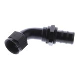 Fragola -16AN Push Lock End 60 Degree - Black thumbnail 2