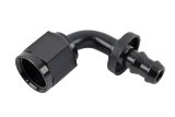 Fragola -8AN Nut x -6AN 90 Degree Push-Lite Hose End For Fuel Cell Conversion - Black thumbnail 1