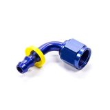 Fragola -8AN Nut x -6AN 90 Degree Push-Lite Hose End For Fuel Cell Conversion - Black thumbnail 2