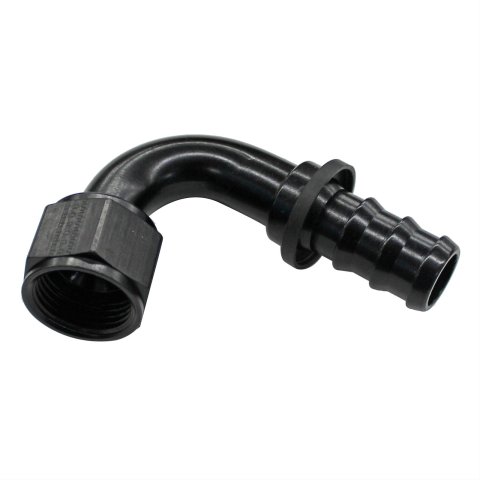 Fragola -12AN Push-Lite End 120 Degree - Black