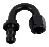 Fragola -8AN Push-Lite End 180 Degree - Black thumbnail 1