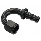 Fragola -10AN Push-Lite End 180 Degree - Black thumbnail 1