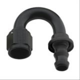 Fragola -16AN Push-Lite End 180 Degree - Black thumbnail 1
