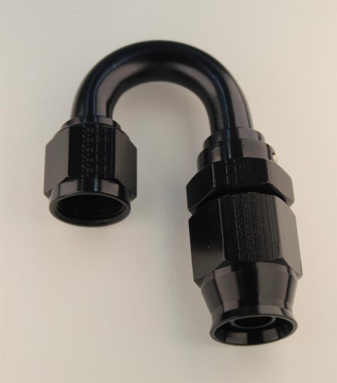 Fragola -10AN Race-Rite Reusable PTFE Hose End 180 Degree