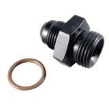 Fragola -4AN x 9/16-18 (6) Radius Fittings - Black thumbnail 2
