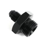 Fragola -4AN x 3/4-16 (8) Radius Fitting - Black thumbnail 2