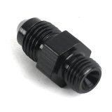 Fragola -4AN x 3/8 - 24 (3) Radius Fitting - Black thumbnail 4