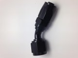 Fragola -10AN Fem x -8AN Hose 45 Degree Reducing Hose End - Black thumbnail 1