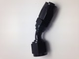 Fragola -10AN Fem x -8AN Hose 45 Degree Reducing Hose End - Black thumbnail 2