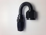 Fragola -8AN Fem x -6AN Hose 180 Degree Reducing Hose End - Black thumbnail 1