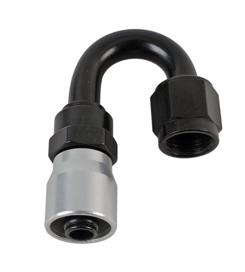Fragola -6AN x 180 Degree Sport Crimp Hose End