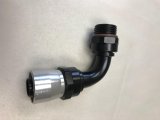 Fragola -10AN Male Rad. Fitting x 90 Degree Sport Crimp Hose End thumbnail 1