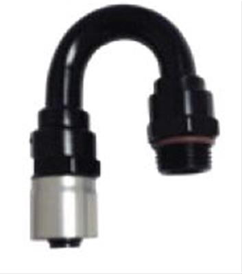 Fragola -10AN Male Rad. Fitting x 180 Degree Sport Crimp Hose End