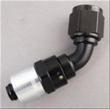 Fragola -4AN x 45 Degree Sport Crimp Hose End Non Swivel thumbnail 2