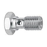 Fragola 10mm x 1.25 Banjo Bolt - Steel thumbnail 2