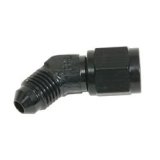Fragola -10AN Female - Male Flare 45 Degree - Black thumbnail 3