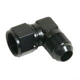 Fragola -12AN Female - Male Flare 90 Degree - Black thumbnail 1