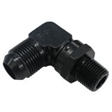 Fragola -12AN x 1/2 NPT 90 Degree Swivel - Black thumbnail 1