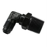 Fragola -6AN x 1/2 NPT 90 Degree Swivel - Black thumbnail 1