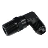 Fragola -8AN x 1/2 NPT 90 Degree Swivel - Black thumbnail 1