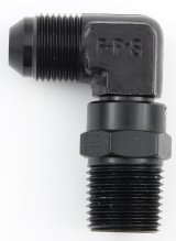 Fragola -8AN x 1/2 NPT 90 Degree Swivel - Black thumbnail 4