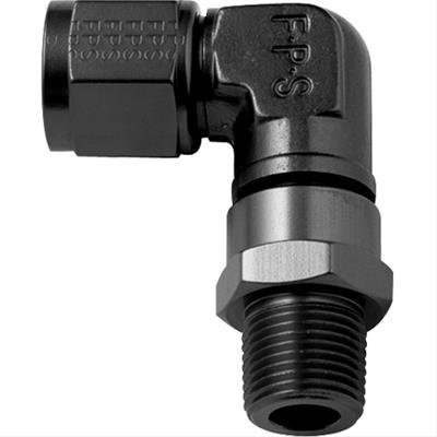 Fragola -10AN x 16mm 90 Degree Swivel - Black thumbnail 2