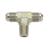 Fragola -6AN Tee 1/4 NPT On Side - Steel thumbnail 2