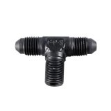 Fragola -6AN Tee 1/4 NPT On The Side - Black thumbnail 4