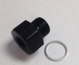 Fragola 1/2in NPT Oil Temp Adapter Black thumbnail 2