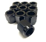 Fragola -16AN Tube Nut Black 10 Pack thumbnail 1