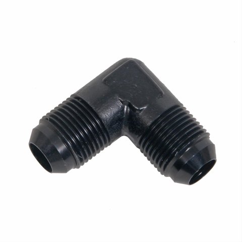Fragola -10AN x 90 Degree Union Fitting - Black