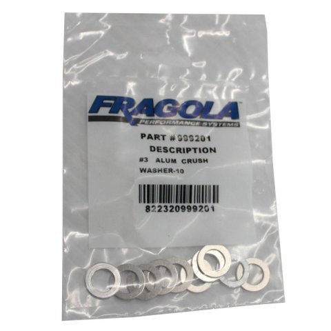 Fragola -4AN Alum. Crush Washer -AN-901 10 Pack thumbnail 1