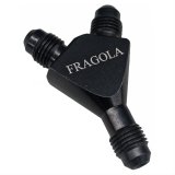 Fragola Y-Fitting -4AN Male All Black thumbnail 1