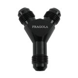 Fragola Y-Fitting -6AN Male All Black thumbnail 2
