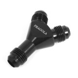 Fragola Y-Fitting -6AN Male All Black thumbnail 3