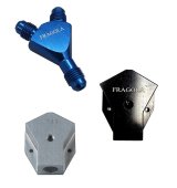 Fragola Y-Fitting -6AN Male All Black thumbnail 4
