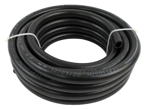 Fragola -6AN Push-Lite Hi-Temp Black Hose - 20ft