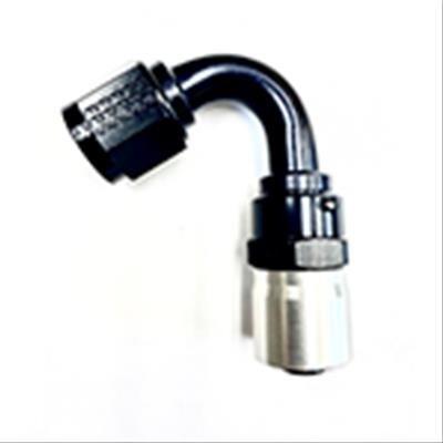 Fragola -8AN Male Rad Fitting 120 Degree Sport Crimp Hose End