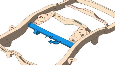 Rust Buster 4Runner & FJ Cruiser Rear Control Arm Crossmember thumbnail 7