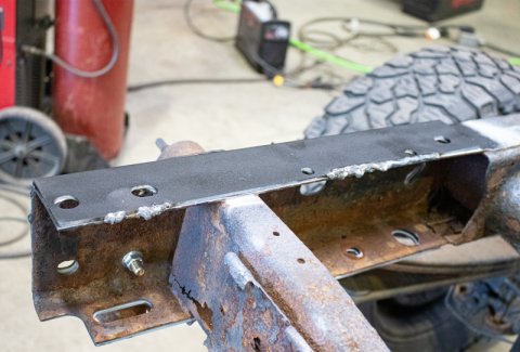 Rust Buster 2007-2018 Chevy Silverado/GMC Sierra Rear Frame Repair Kit - Left thumbnail 2
