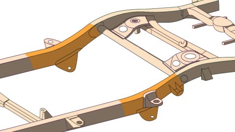 Rust Buster 1996-2002 Toyota 4Runner Mid-Rear Frame Repair Kit With C/A Mount - Right thumbnail 3