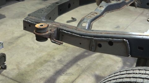Rust Buster 2003-2009 Toyota 4Runner Rear Frame Repair Kit - Left thumbnail 6