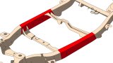 Rust Buster 2003-2009 Toyota 4Runner Center Frame Repair Kit - Right thumbnail 3