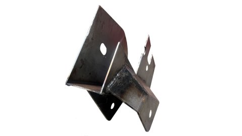 Rust Buster 2004-2008 Ford F-150 Center Rear Frame Section with ward Leaf Spring Mount - Left thumbnail 1