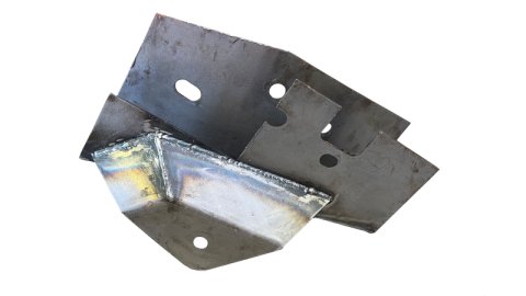 Rust Buster 2004-2008 Ford F-150 Center Rear Frame Section with ward Leaf Spring Mount - Left thumbnail 3