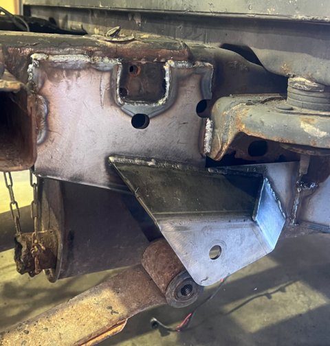 Rust Buster 2004-2008 Ford F-150 Center Rear Frame Section with ward Leaf Spring Mount - Left thumbnail 4