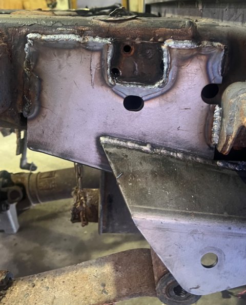 Rust Buster 2004-2008 Ford F-150 Center Rear Frame Section with ward Leaf Spring Mount - Left thumbnail 5