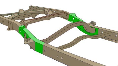 Rust Buster 2000-2006 Toyota Tundra Mid Rear Frame Section - Right thumbnail 3